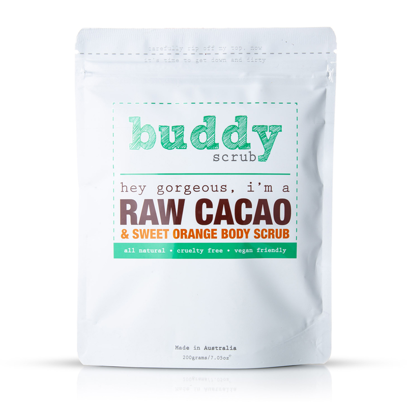 Body Scrub - Raw Cacao, Sweet Orange 200 g