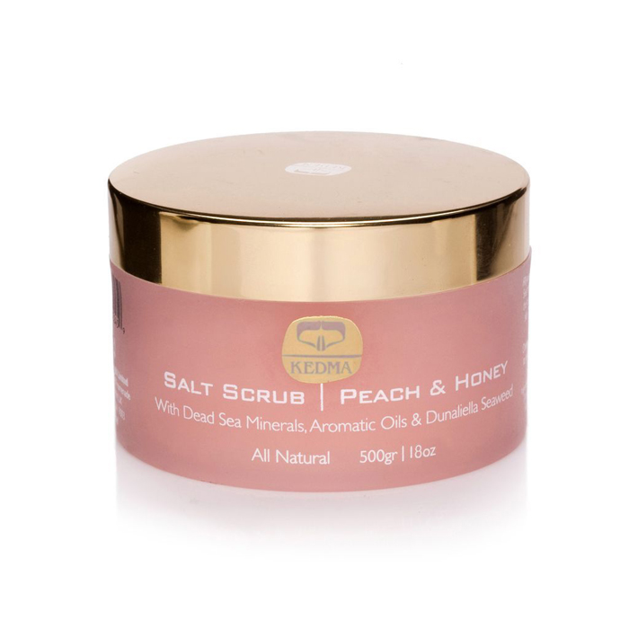 'Dead Sea Minerals Salt Peach and Honey' Scrub - 500 g