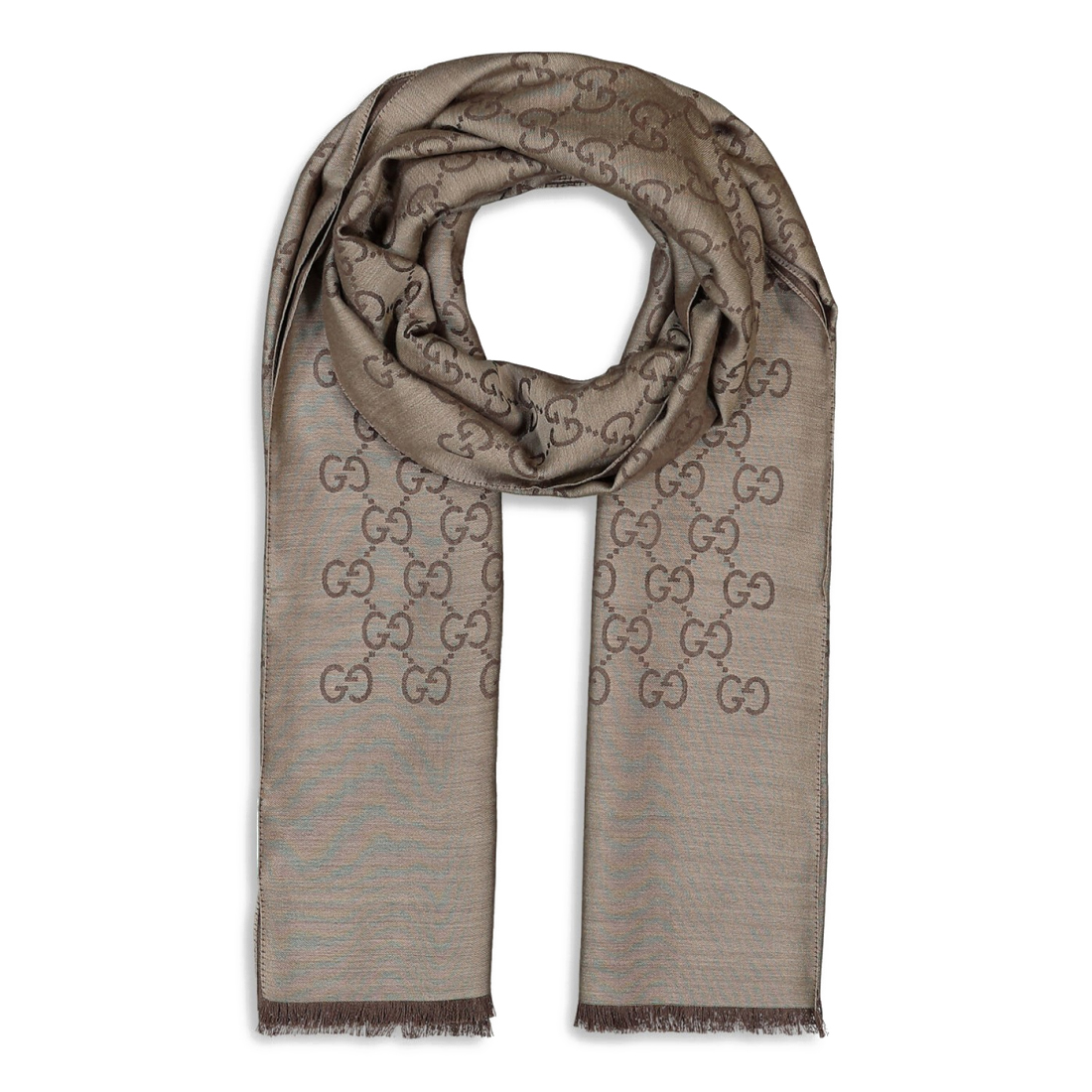 'Monogram' Wool Scarf