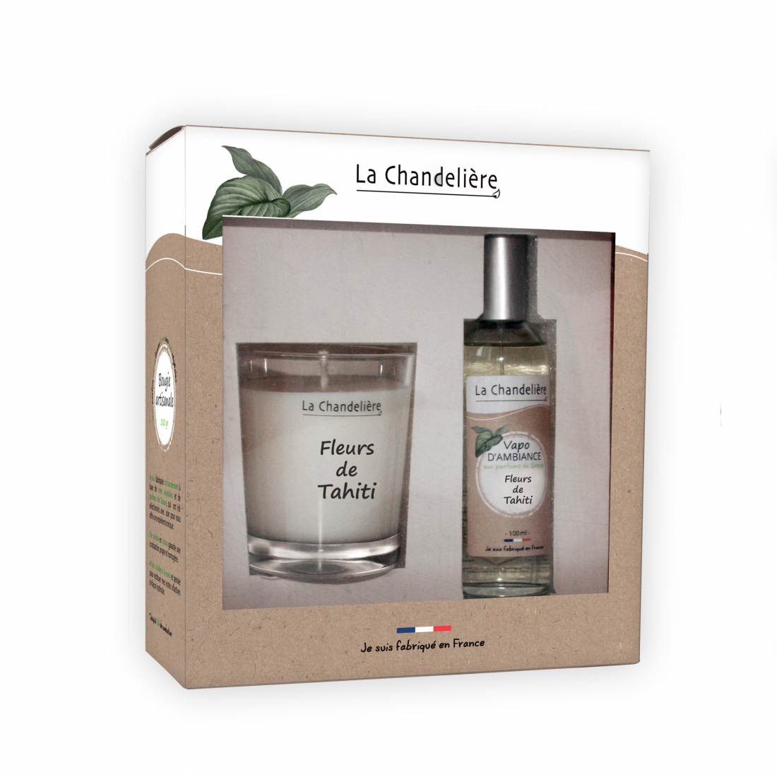 'Caramel Beurre Salé' Candle & Air Spray Set - 180 g, 100 ml