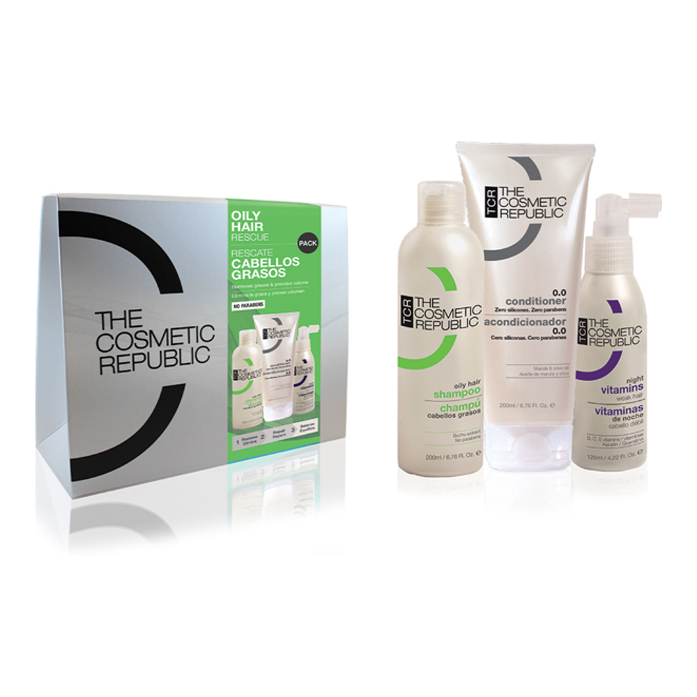 'Oily Hair Rescue' Hair Treatment Set - 3 Pieces