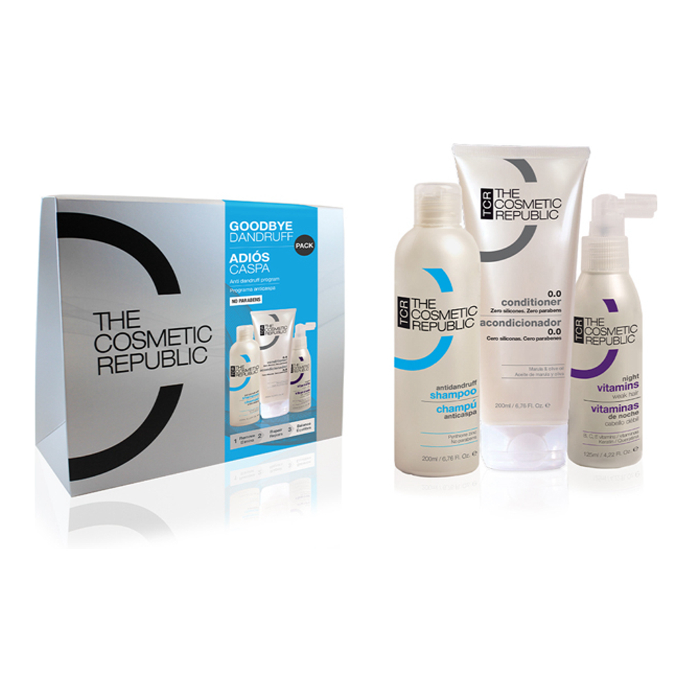 'Goodbye Dandruff' Hair Treatment Set - 3 Pieces