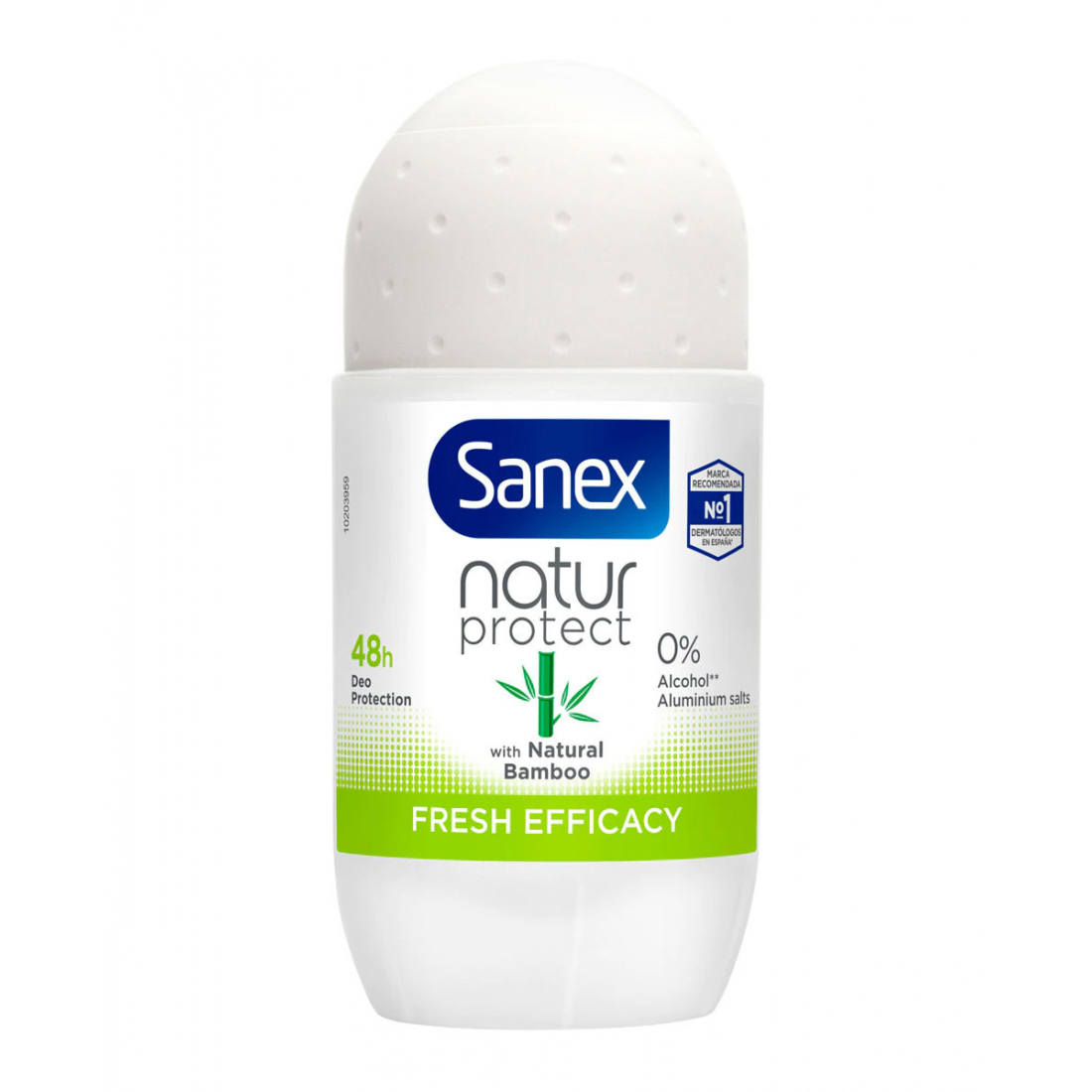 Déodorant Roll On 'Nature Protect 0% Freshness Efficiency Bamboo' - Bambou Frais 50 ml