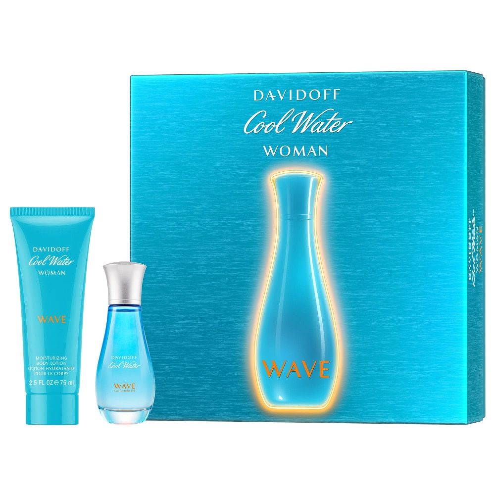 Coffret de parfum 'Cool Water Woman Wave' - 2 Pièces