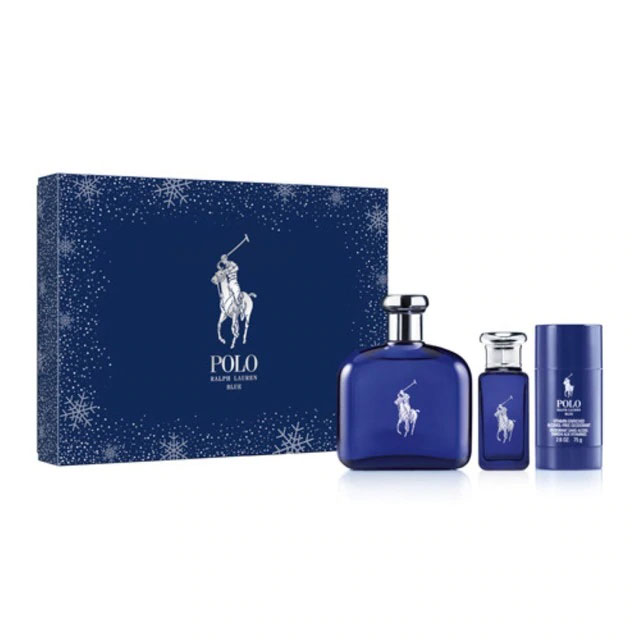 'Polo Blue' Perfume Set - 3 Pieces