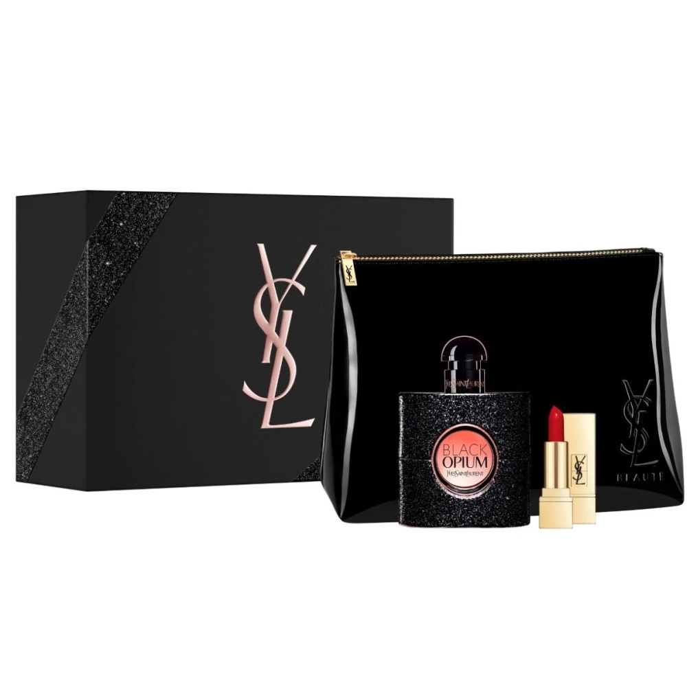 'Black Opium' Coffret de parfum - 3 Pièces