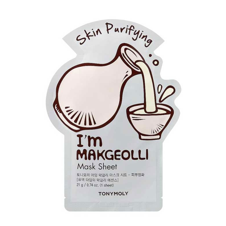 'I'm Real Makgeolli' Face Tissue Mask - 21 g