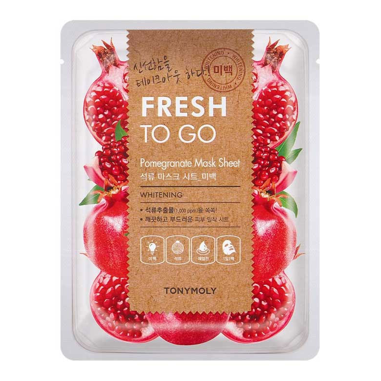 Masque visage en tissu 'Fresh to Go Pomegranate' - 22 g