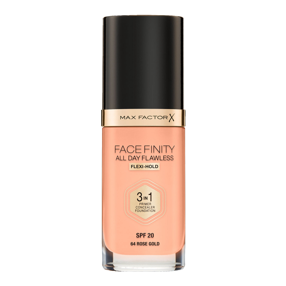 Fond de teint 'Facefinity All Day Flawless 3 in 1' - 64 Rose Gold 30 ml