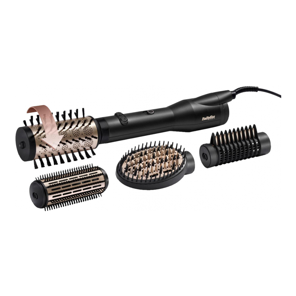 'Rotative Big Hair Lustre' Hair Straightener Brush