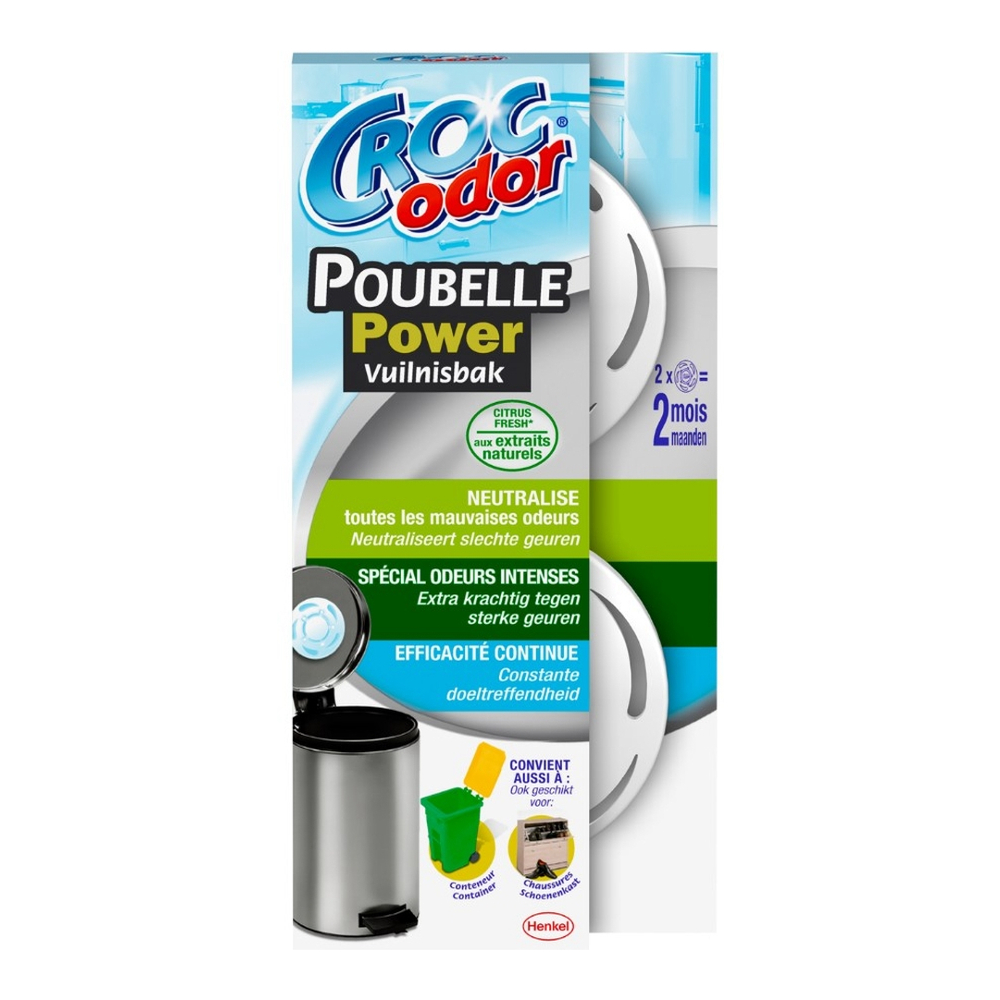 'Poubelle Power' Trash Bin Deodorant - 20 g, 2 Units