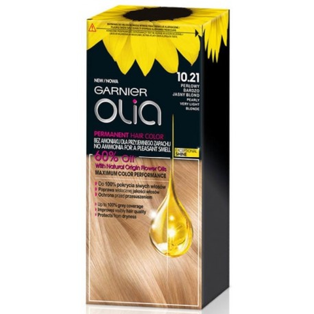 'Olia' Permanent Colour - 10.21  Pearly Very Light Blonde