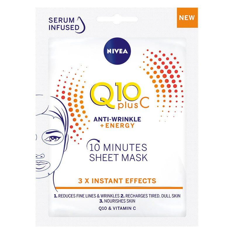 'Q10 Power 10 Minute' Face Mask - 1 piece