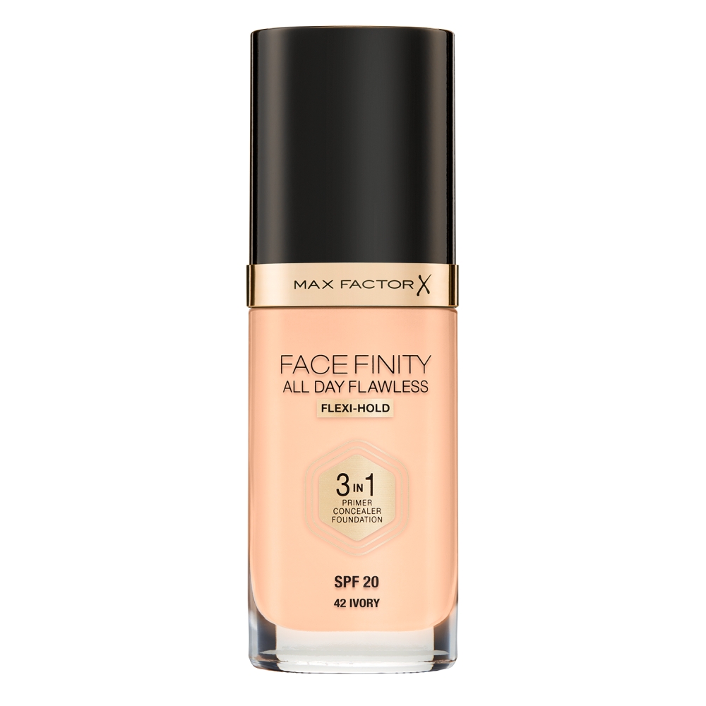 Fond de teint 'Facefinity All Day Flawless 3 In 1' - 42 Ivory 30 ml