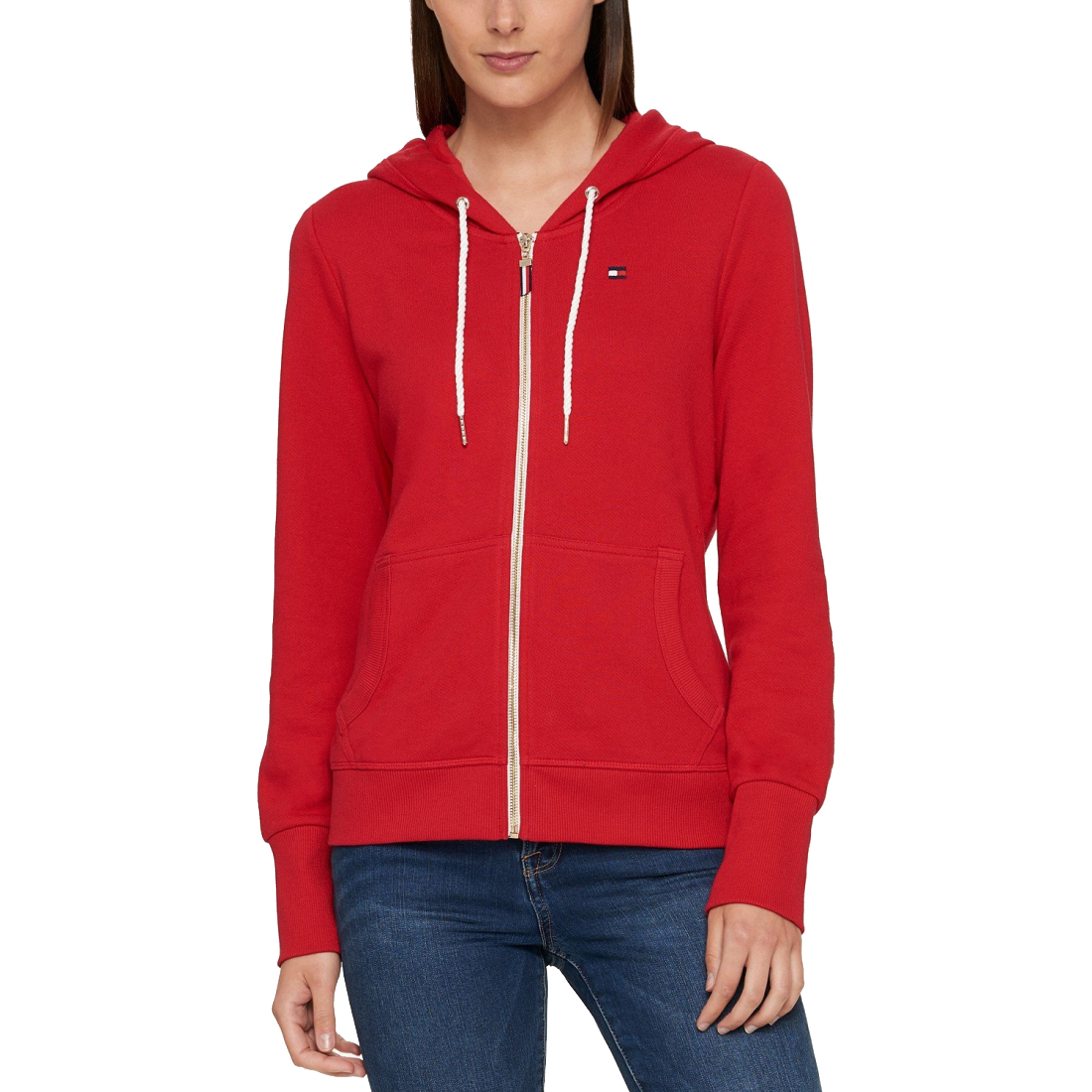 French Terry Hoodie für Damen