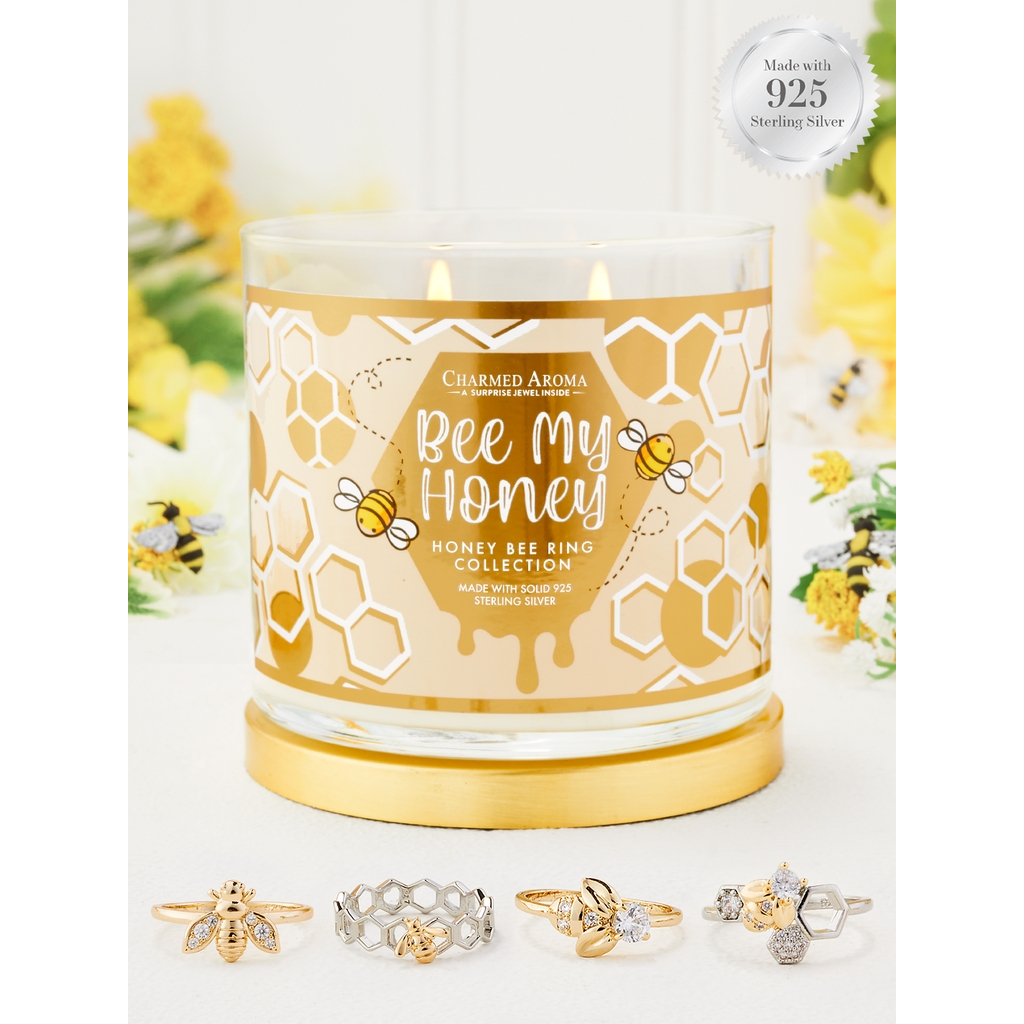 Set de bougies 'Bee My Honey' pour Femmes - 350 g