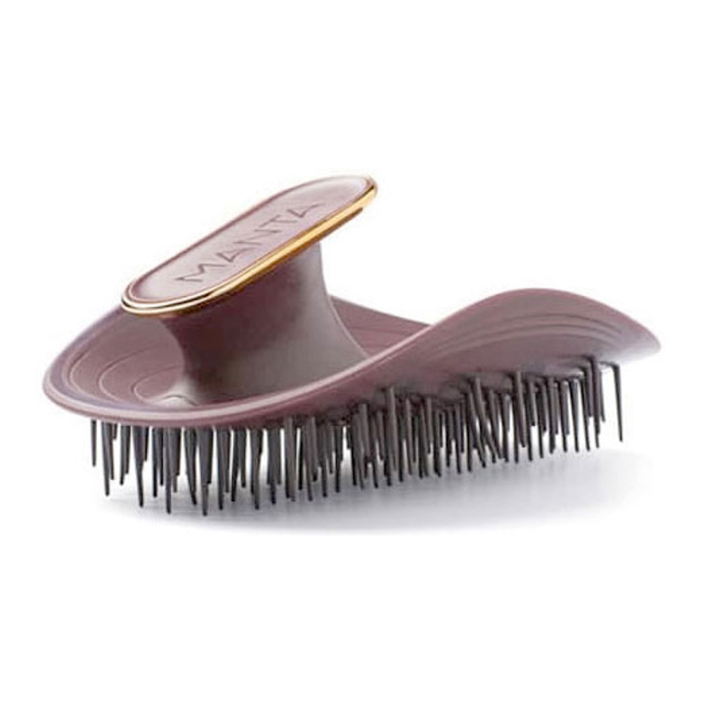 'Ultra Gentle Healthy' Hair Brush - Burgundy & Rose Gold