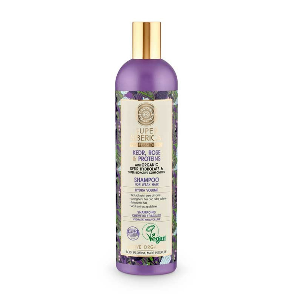 'Kedr, Rose & Protein' Shampoo - 400 ml