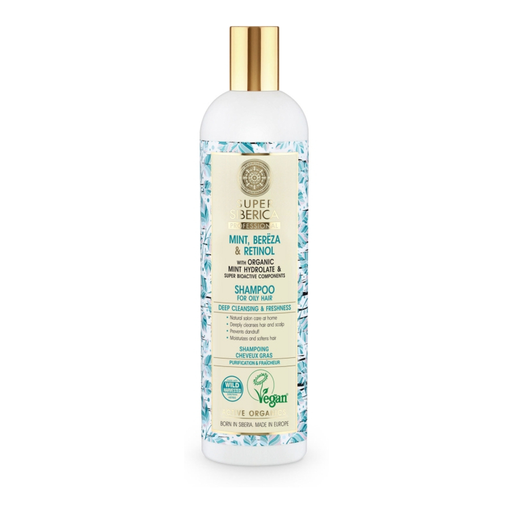 'Mint, Béreza & Retinol' Shampoo - 400 ml