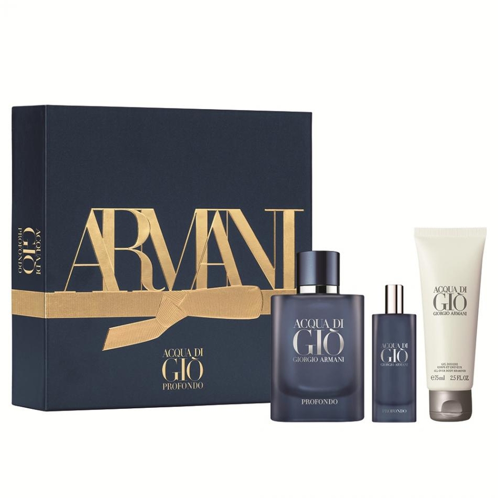 'Acqua Di Gio Profondo' Perfume Set - 3 Pieces