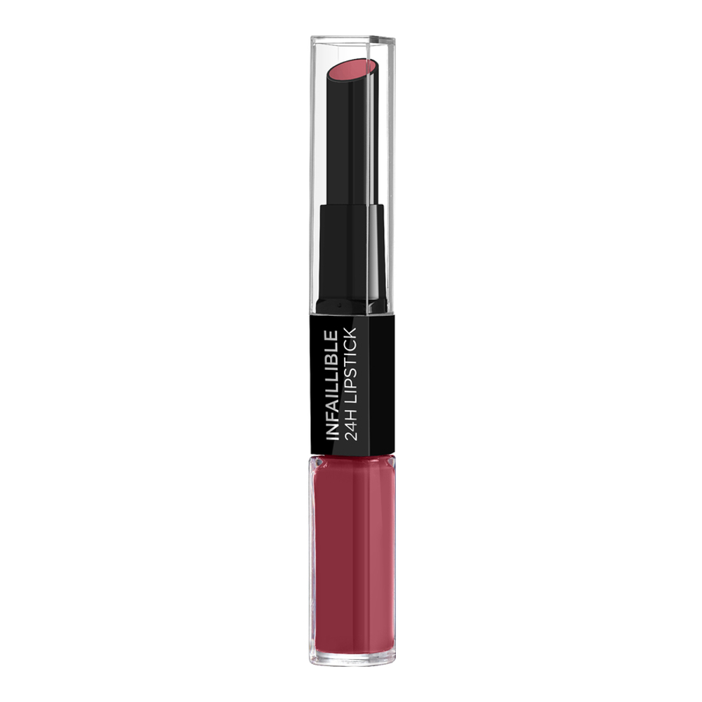 Rouge à Lèvres 'Infaillible 24H Longwear 2 Step' - 804 Metro Proof Rose 6 ml