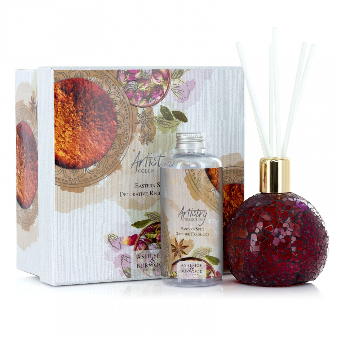 Jeu de Diffuseurs de Roseaux 'Artistry Eastern Spice' - 180 ml, 2 Pièces