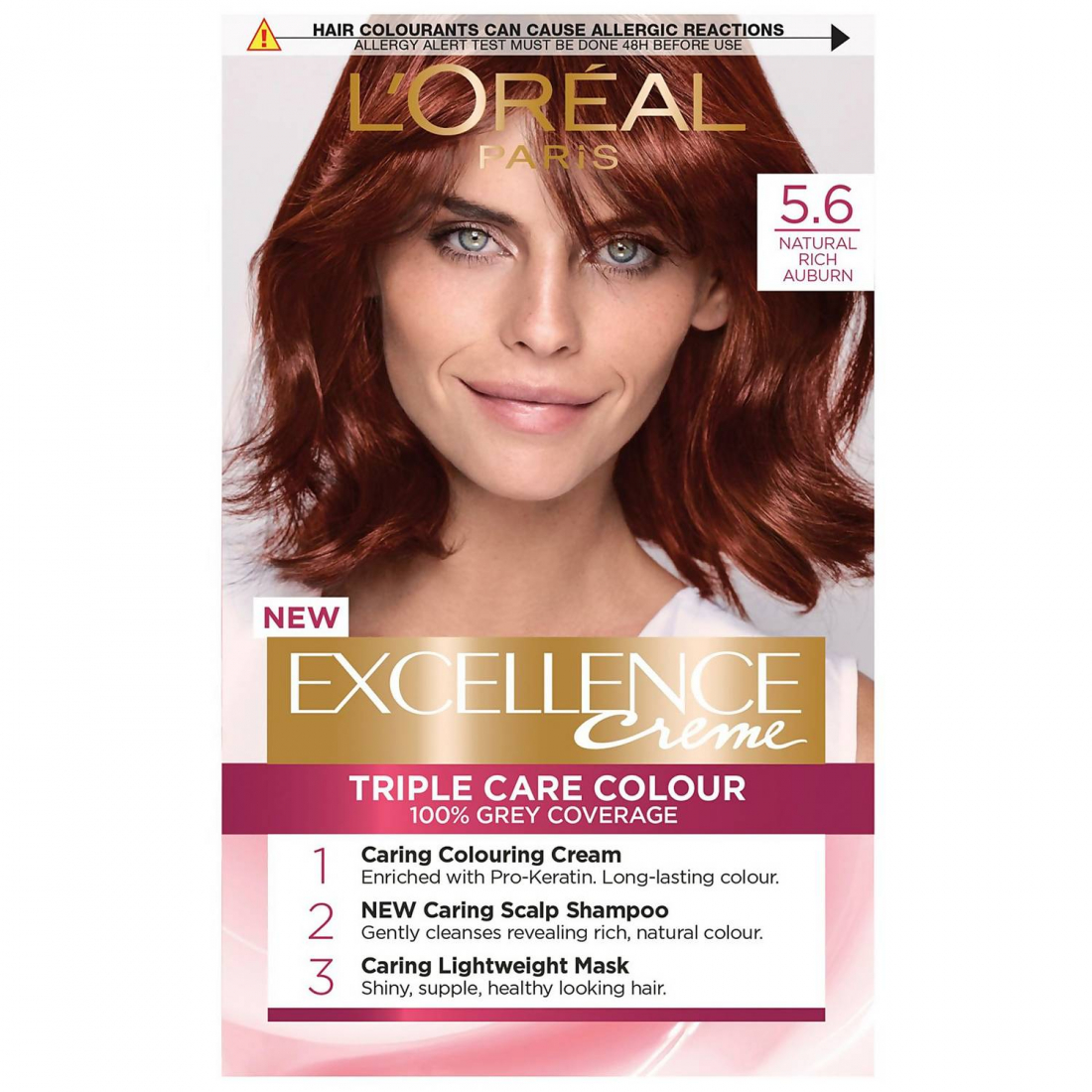 'Excellence' Hair Dye - 5.6 Natural Rich Auburn