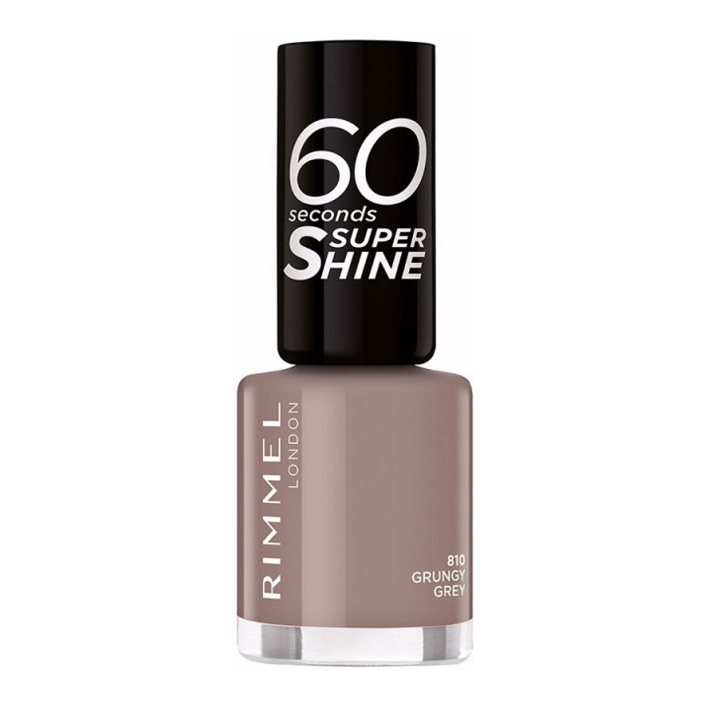 '60 Seconds Super Shine' Nail Polish - 810 Grungy Gray 8 ml