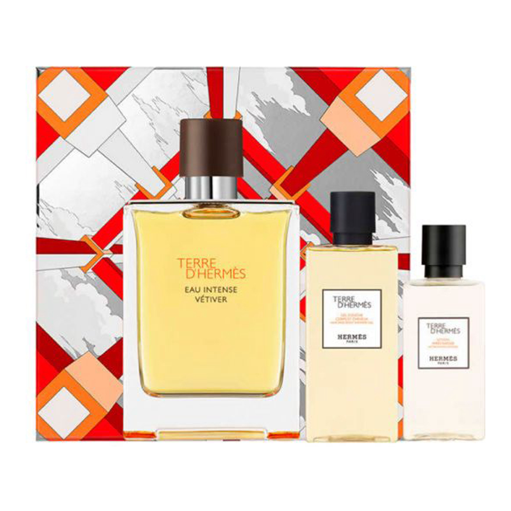 Coffret de parfum 'Terre d'Hermès Eau Intense Vetiver' - 3 Pièces