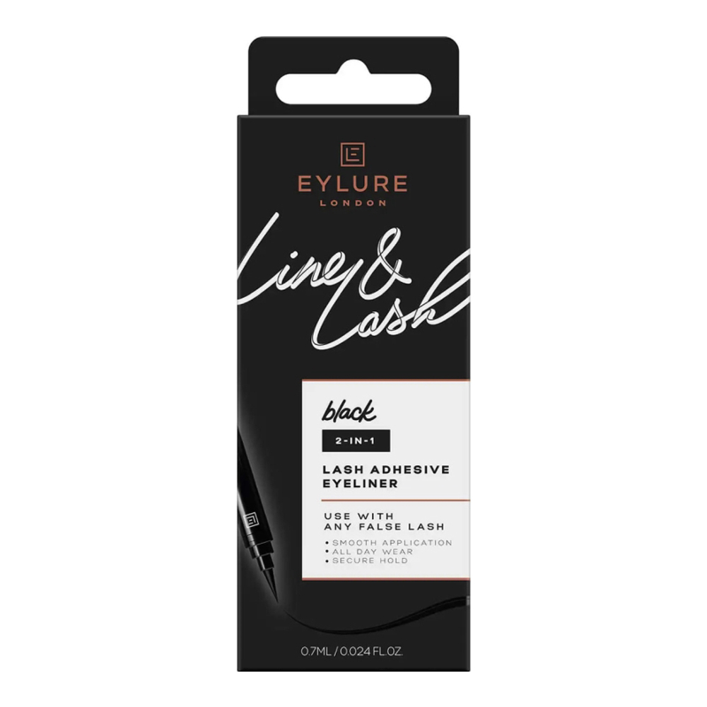 Stylo Eyeliner 'Line and Lash Black Lash Glue and Liner' - Black Noir 0.7 ml