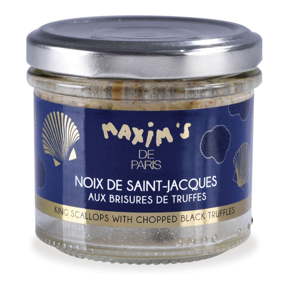 Tartinable noix de Saint-Jacques aux brisures de truffes