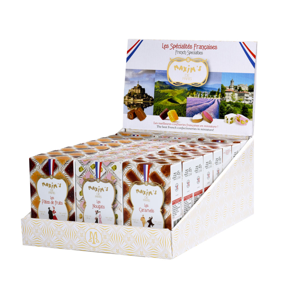 Mini French specialty cases | Display 3 varieties