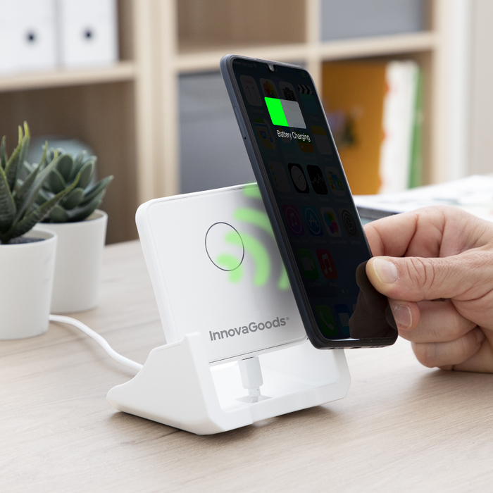 Chargeur Sans Fil Multiposition Avec Support Pomchar