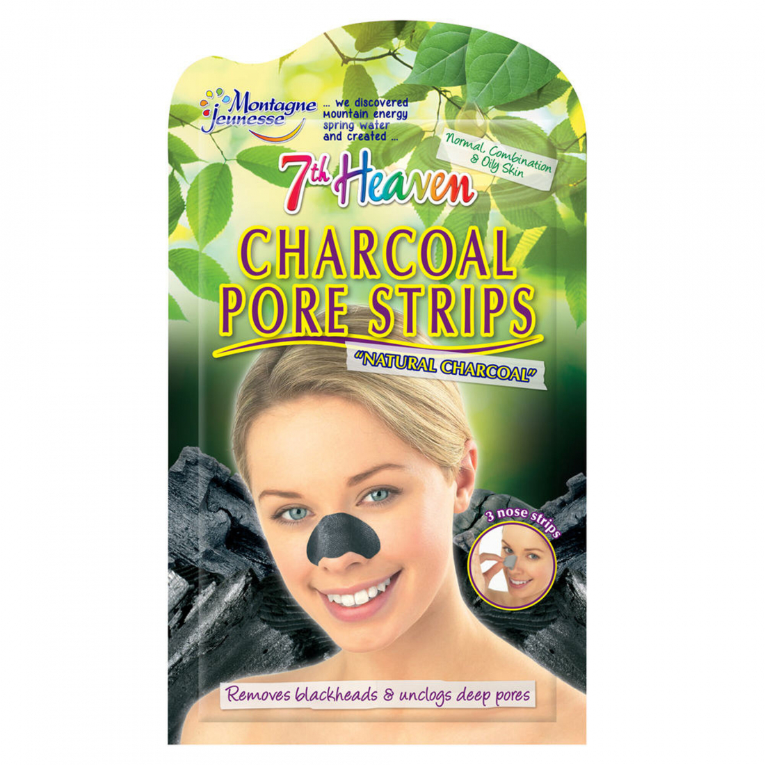 Patchs purifiants 'Charcoal' - 3 Pièces