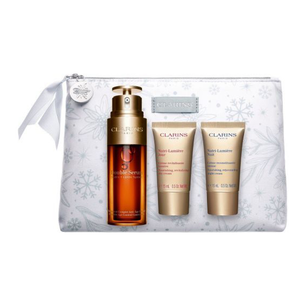 'Double Serum & Nutri-Lumière' SkinCare Set - 3 Pieces