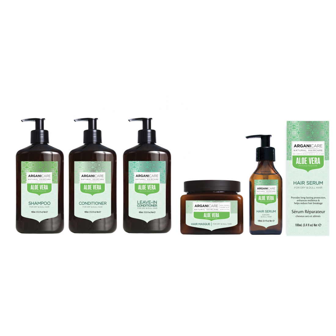 'Aloe Vera' Hair Care Set - 5 Pieces