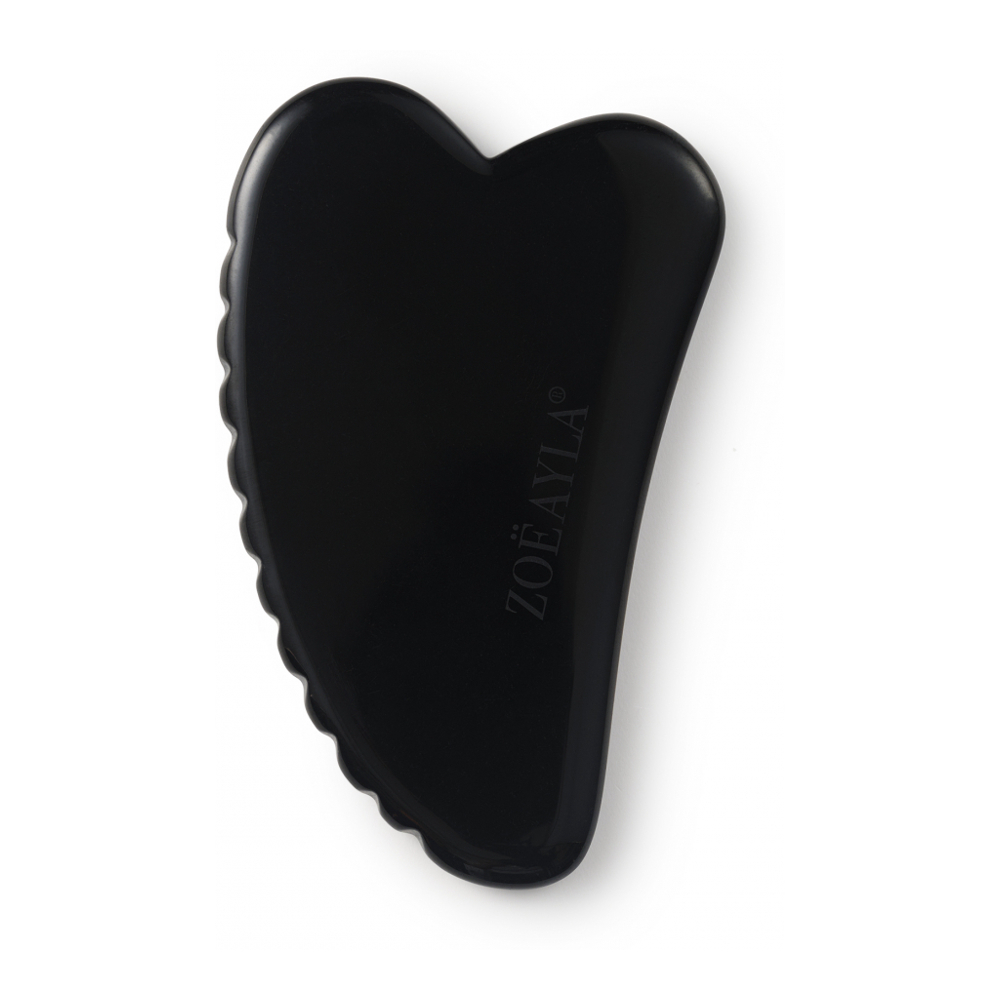 'Obsidian with Teeth' Gua Sha