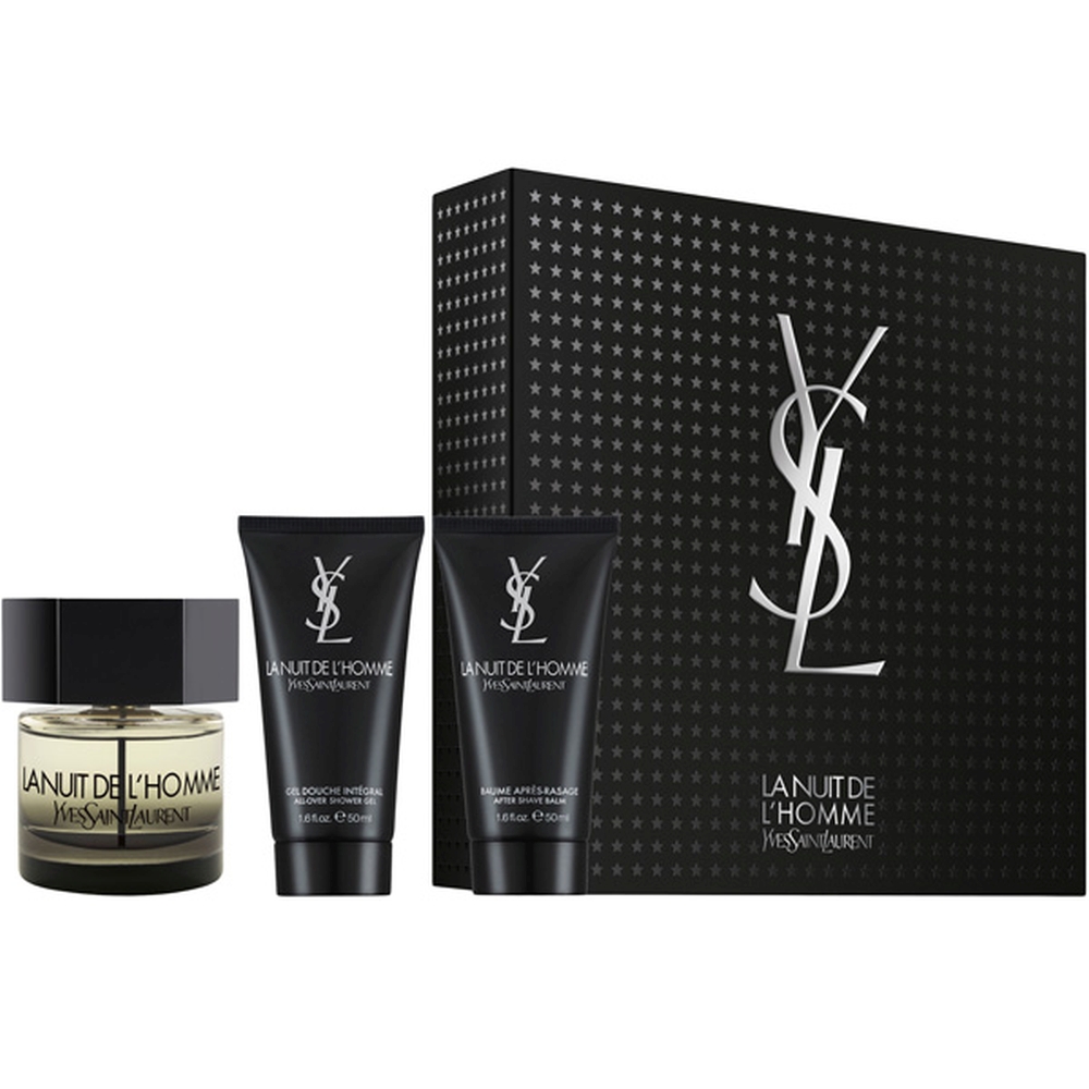 'La Nuit de L'Homme' Coffret de parfum - 3 Pièces