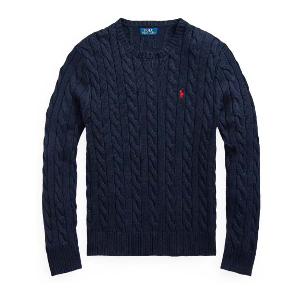 'Polo Pony Cable-Knit' Pullover für Herren