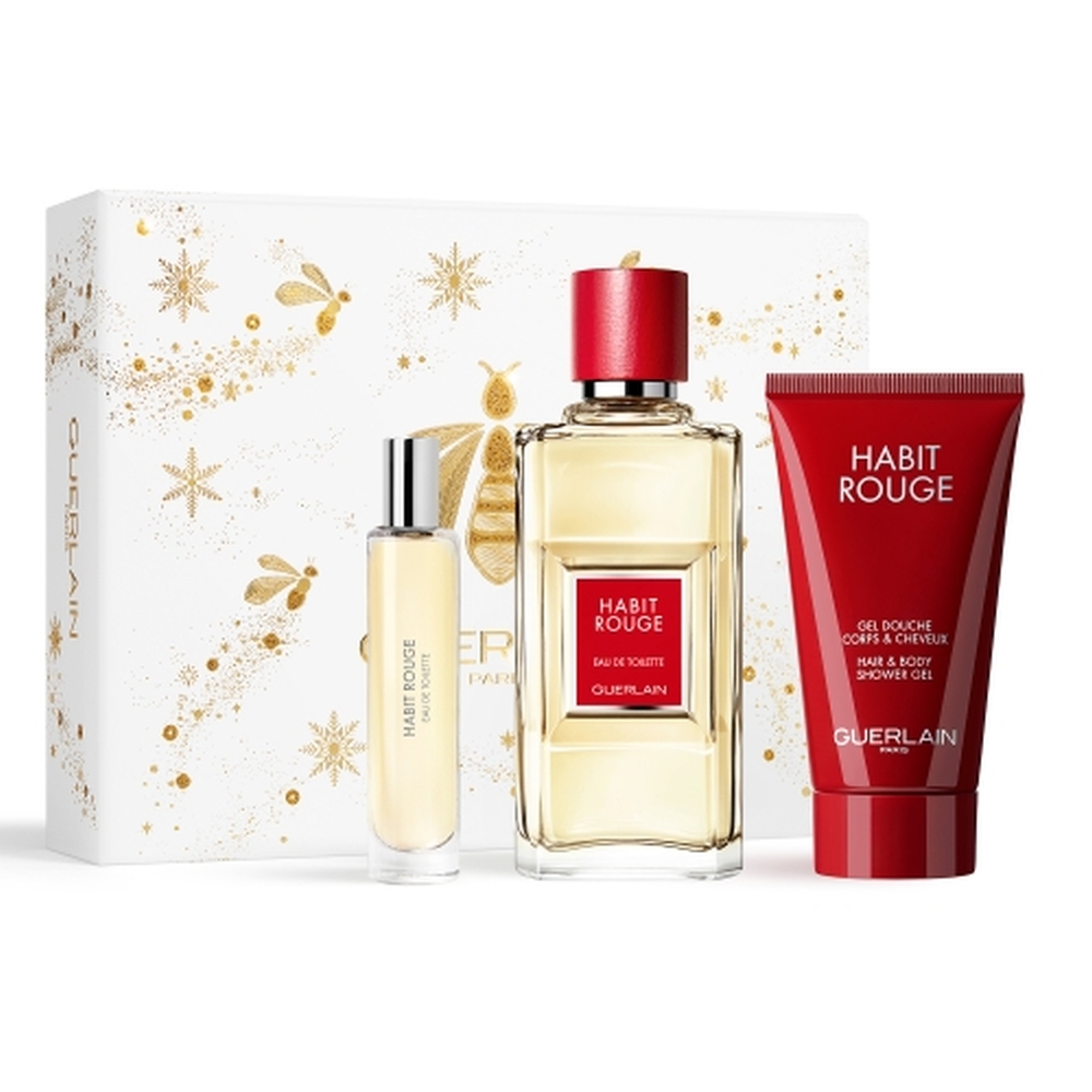 'Habit Rouge' Perfume Set - 3 Pieces