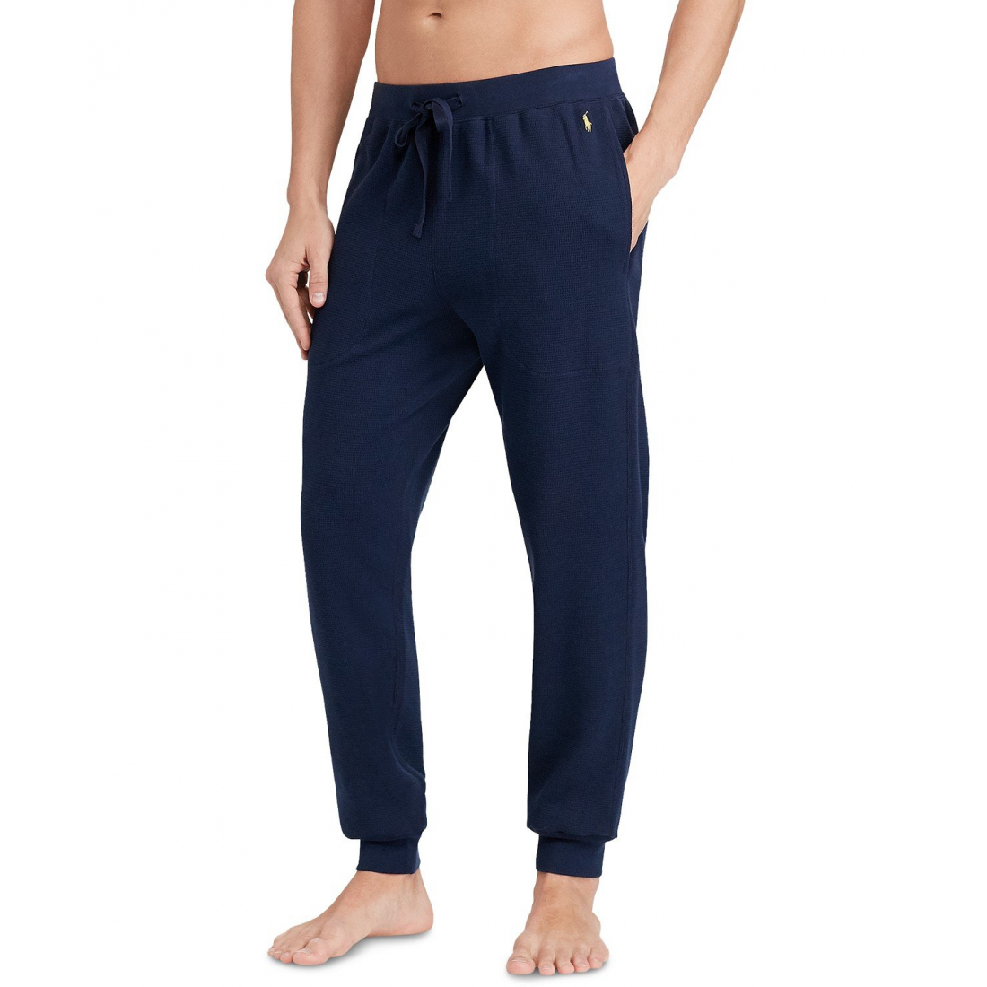 Men's Waffle-Knit Sleep Jogger Pants