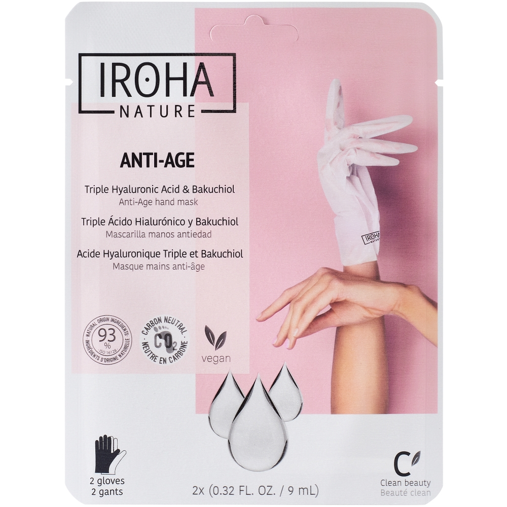 'Anti-Age Triple Hyaluronic Acid & Bakuchiol' Hand Mask - 9 ml