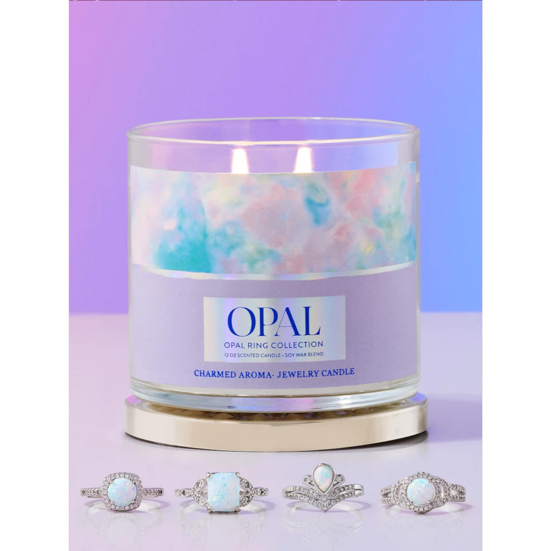 Women's 'Opal' Candle Set - 340 g