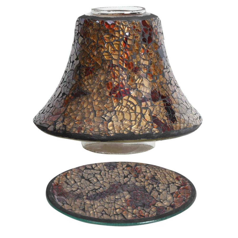 'Amber Crackle' Coaster, Lamp Shade