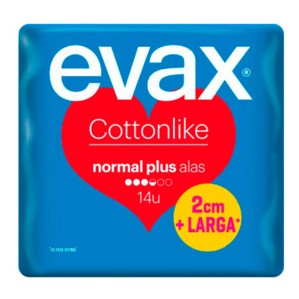 'Cottonlike' Pads mit Klappen - Normal 14 Stücke