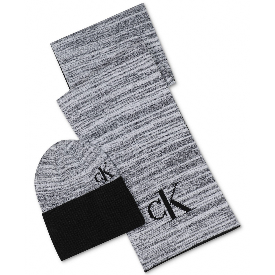 'Marled Scarf & Beanie Hat Gift Set' pour Hommes