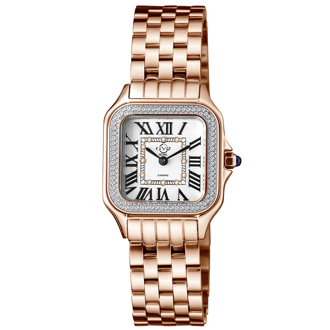 Women's Milan Silver Dial IPRG Stanless Steel Watch