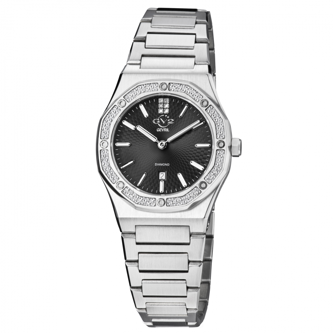 Gv2 Palmanova Women's Steel Case Black Dial