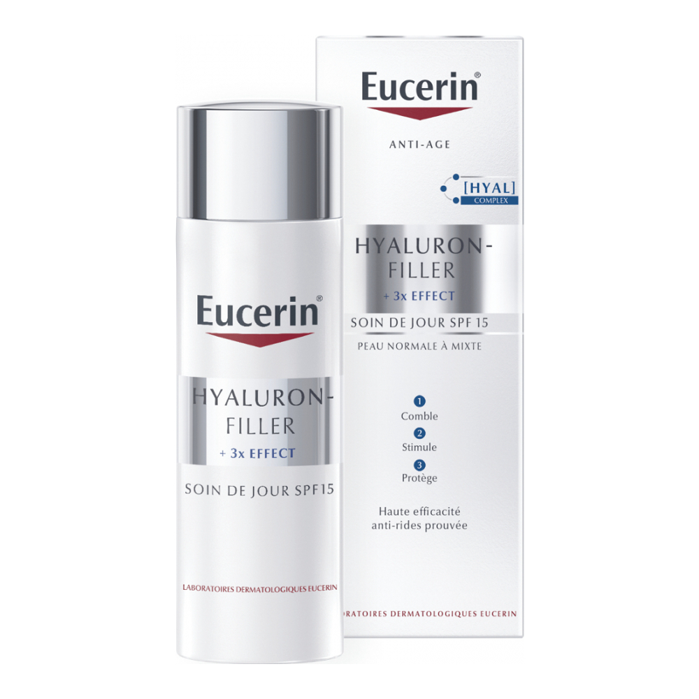 Hyaluron-Filler +3X Effect Soin De Jour SPF15 - Peau Normale À Mixte - 50 ml