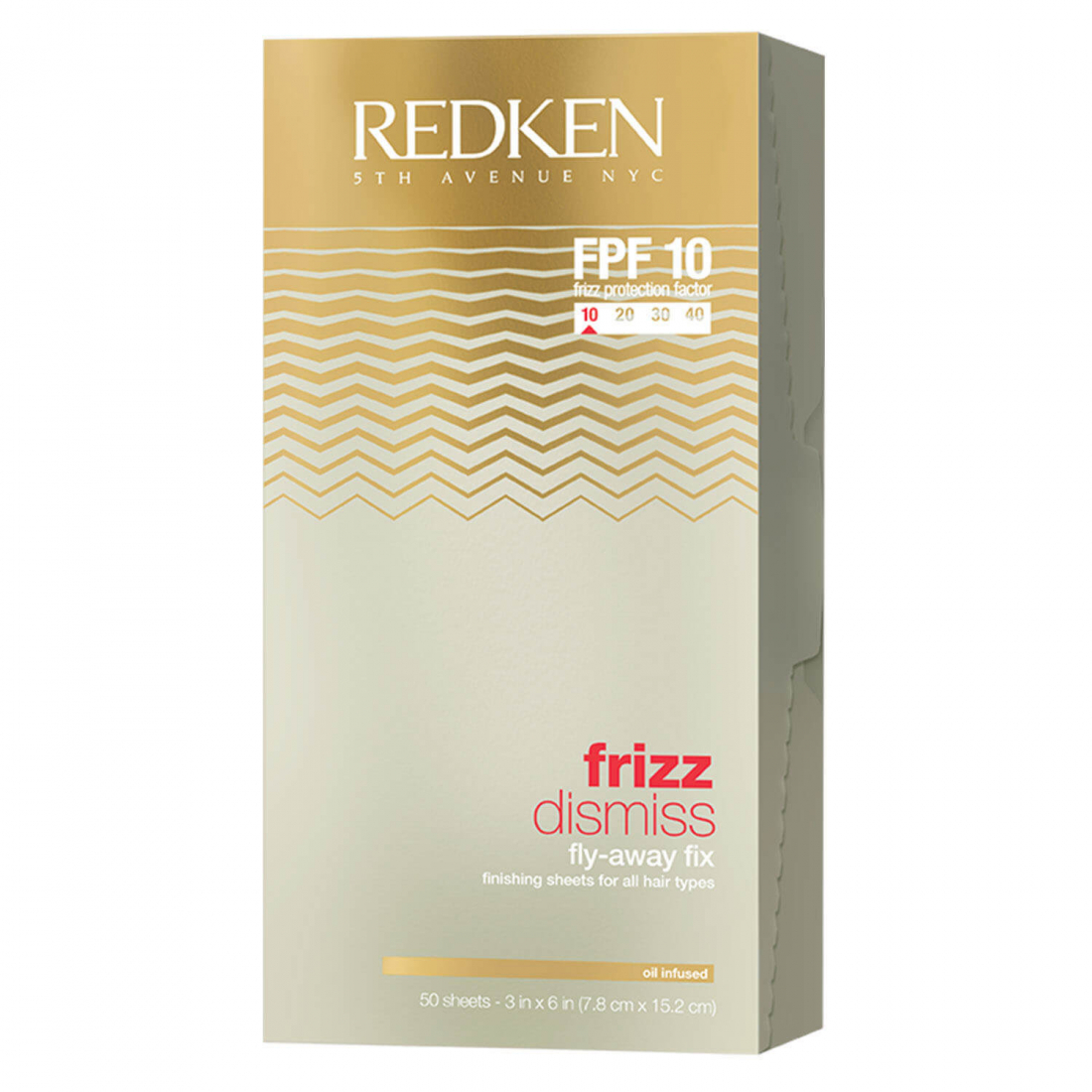 'FPF 10 Fly Away Fix' Anti-Frizz Hair Sheets - 50 Pieces